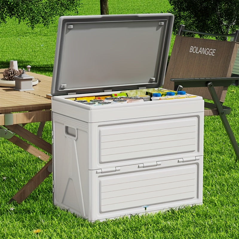 Outdoor Foldable Storage Box with Wheels