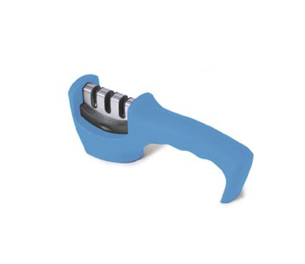 3-in-1 Professional Kitchen Knife Sharpener: Multi-Stage System for Repairing, Sharpening & Polishing Blades,-1
