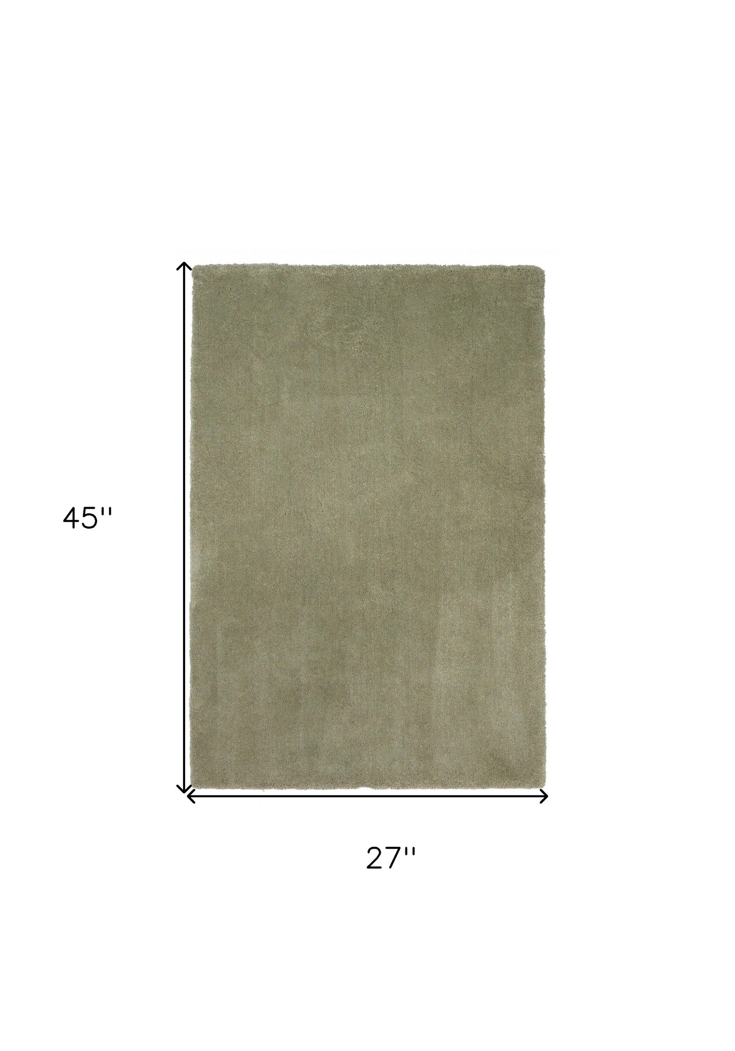 2' X 4' Sage Hand Woven Area Rug