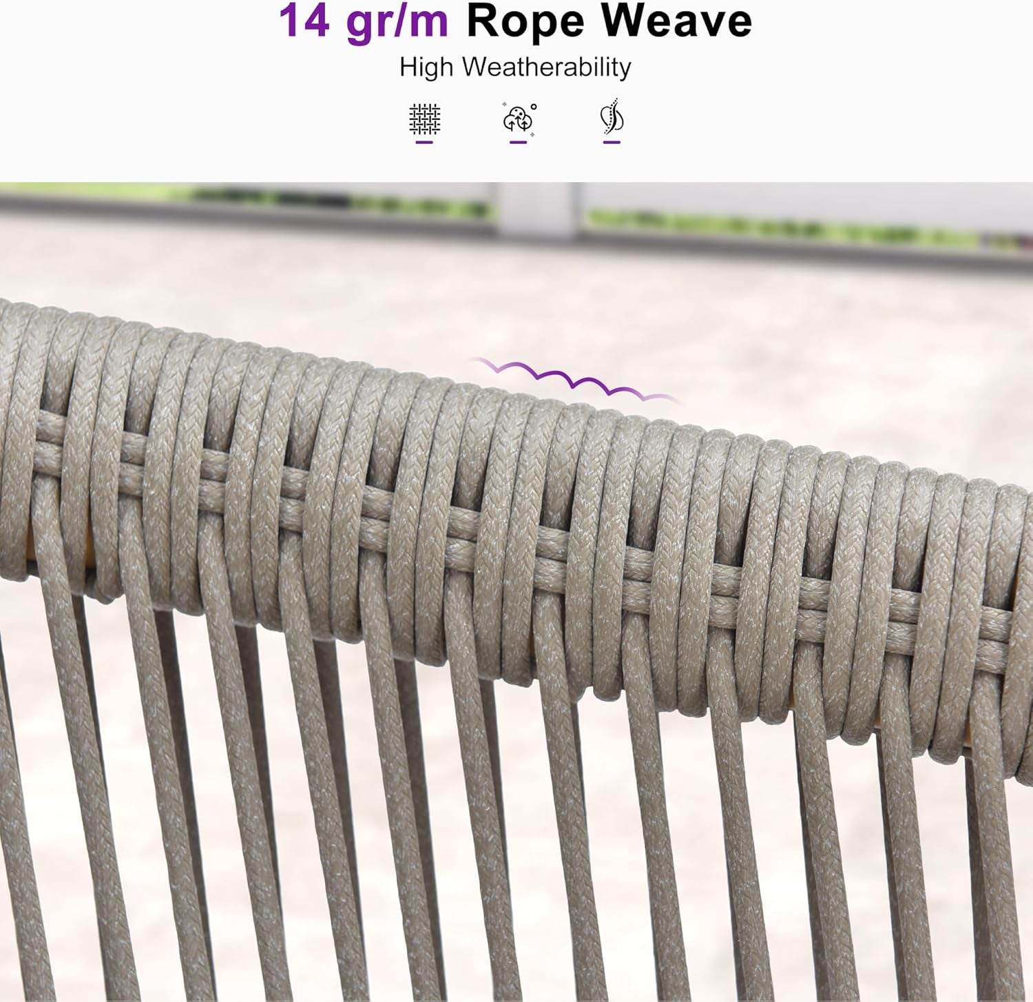 Patio Dining Set for 10 All-Weather Wicker 11 Piece Aluminium Outdoor Table and Chairs Set Included Cushions for Backyard Indoor Decor Kitchen Modern Outdoor Furniture Set Champagne-2