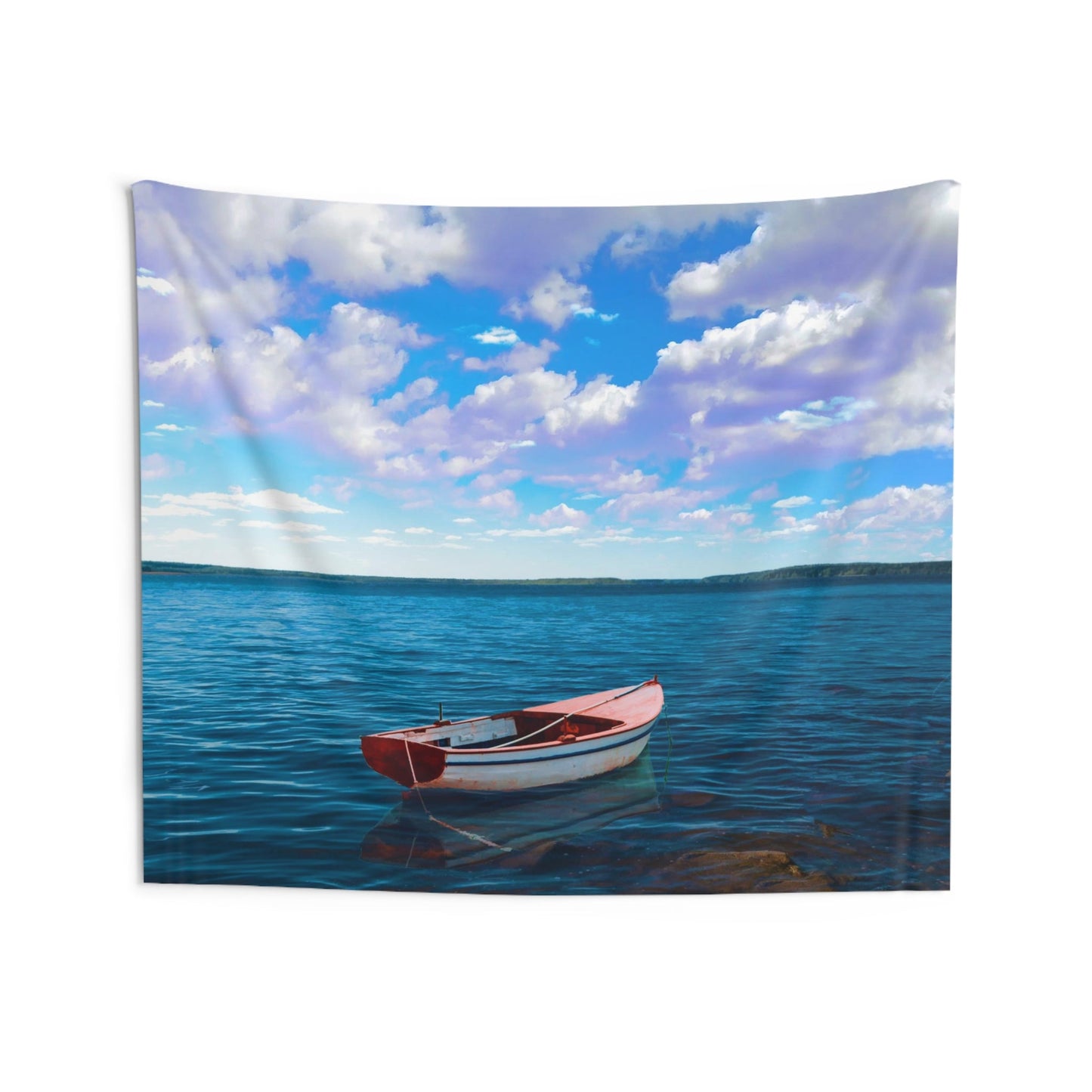 Sea Boat Tapestry