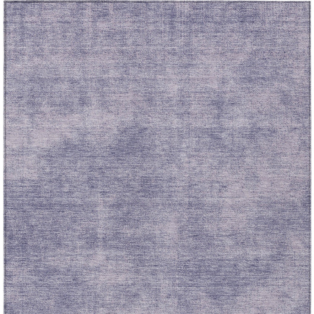 3' X 5' Purple Washable Indoor Outdoor Area Rug
