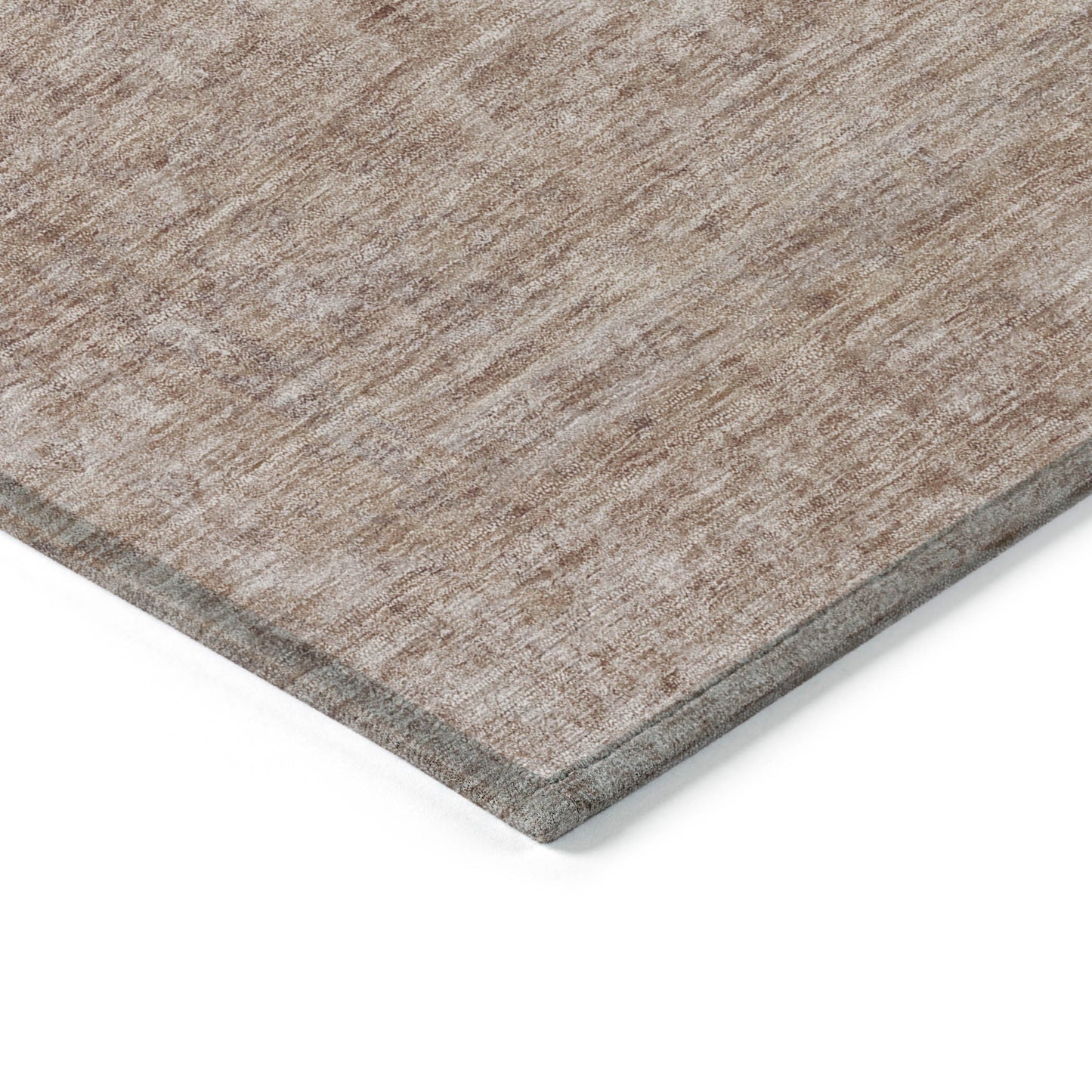 10' X 14' Copper And Beige Abstract Washable Indoor Outdoor Area Rug