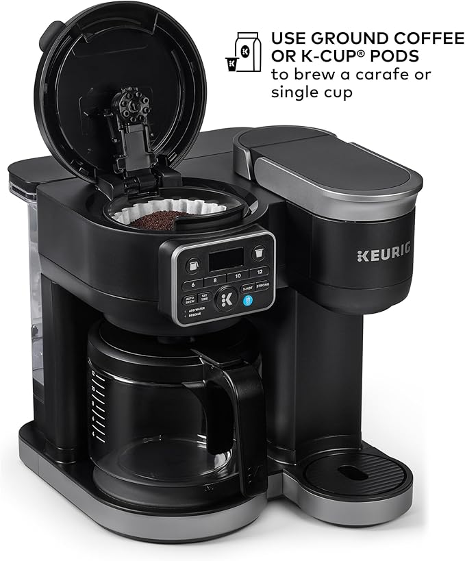 Keurig K-Duo Hot & Iced Single Serve & Carafe Coffee Maker, MultiStream Technology, 72oz Reservoir (Gen 2)