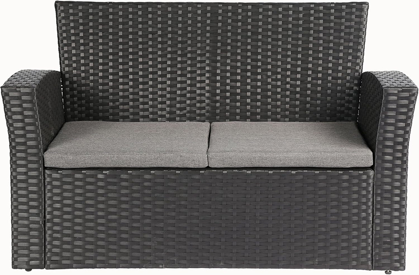 Outdoor Wicker Patio Furniture Set with Comfortable Cushions