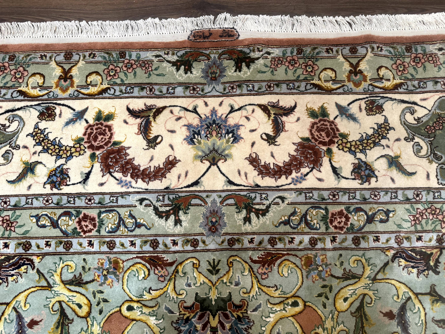 Palace Size Persian Tabriz Rug 12x17, Medallion Carpet, Fine 250 KPSI, Stunning-2