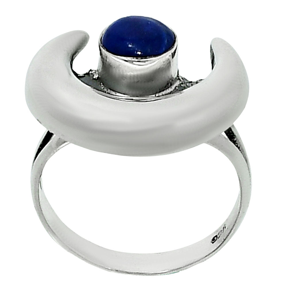 Natural Gemstones Round Shape 925 Silver Ring Size 5-9 Jewelry AGR1032 R-1072-4