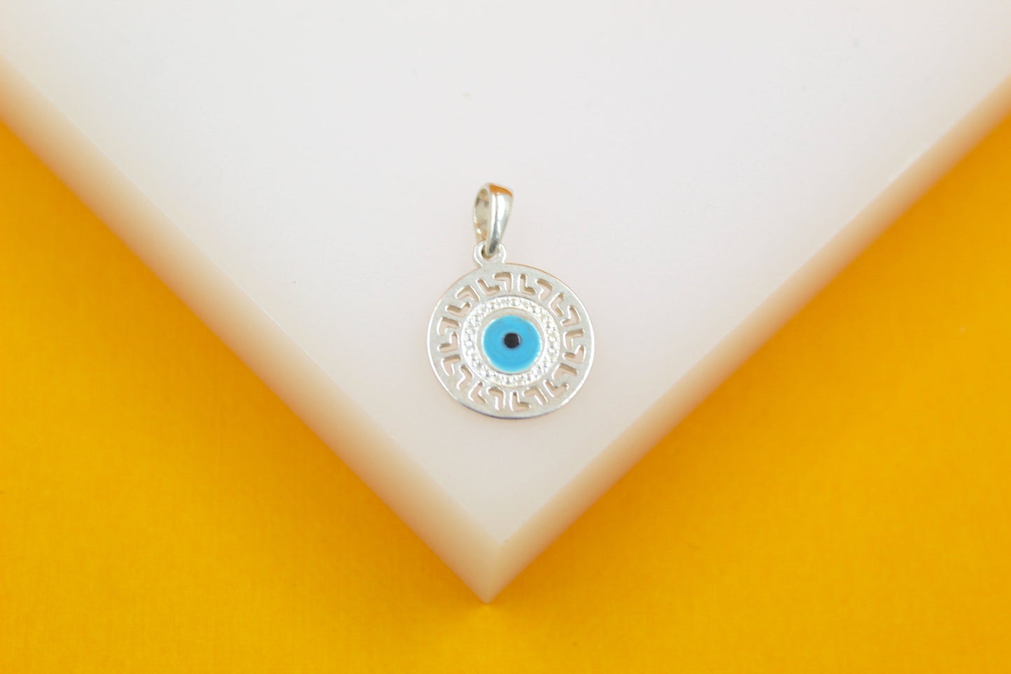 925 Sterling Silver Evil Eye Pendant