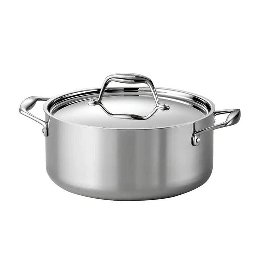 Stainless Steel Tri-Ply Clad 5-Quart Dutch Oven with Lid