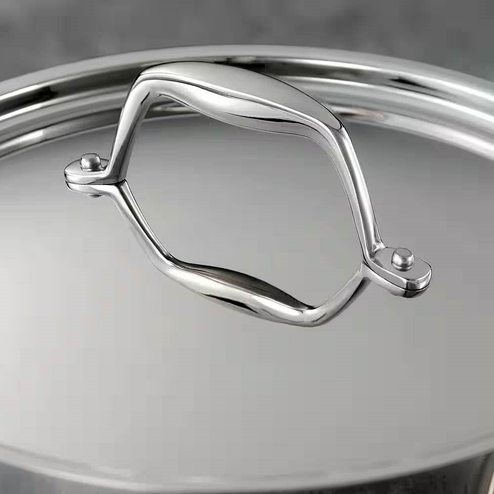 Stainless Steel Tri-Ply Clad 5-Quart Dutch Oven with Lid