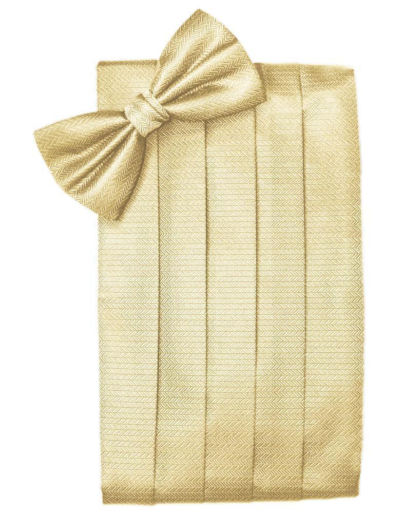 Set Herringbone Cummerbund & Bow Tie-6