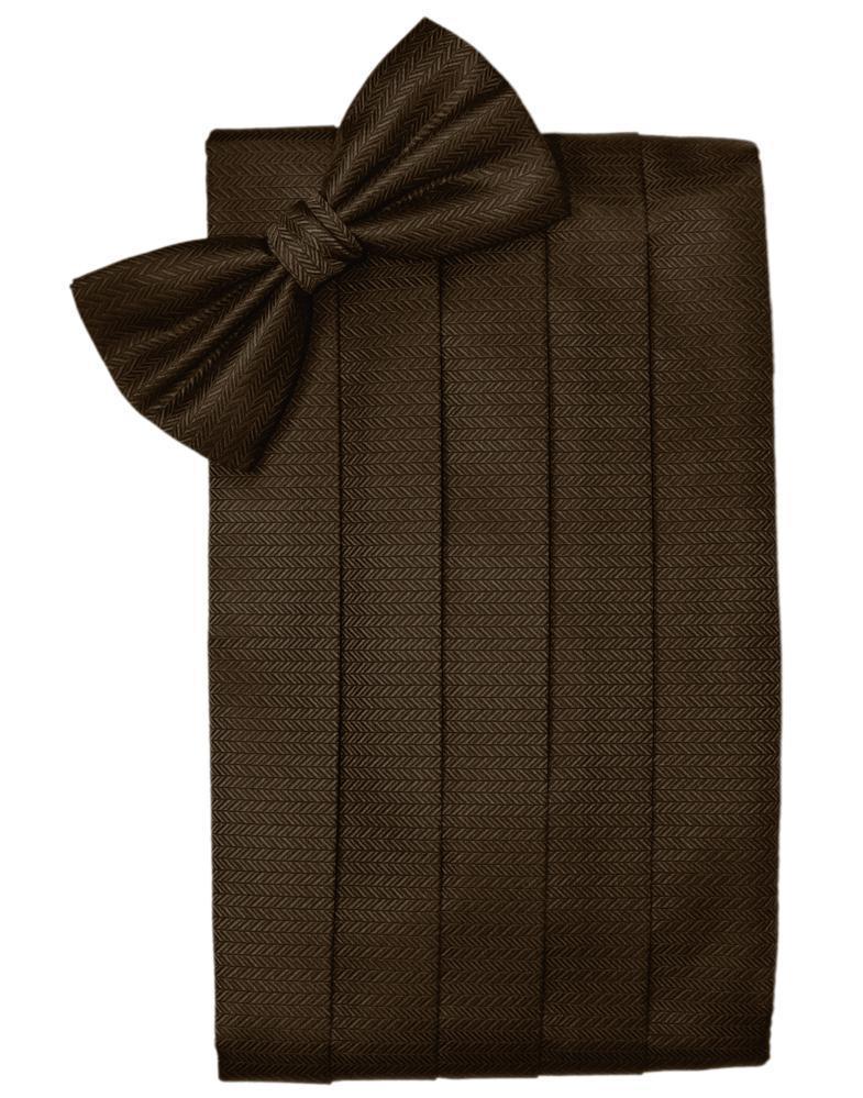 Set Herringbone Cummerbund & Bow Tie-13