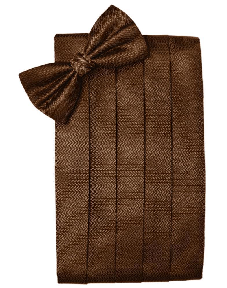 Set Herringbone Cummerbund & Bow Tie-8