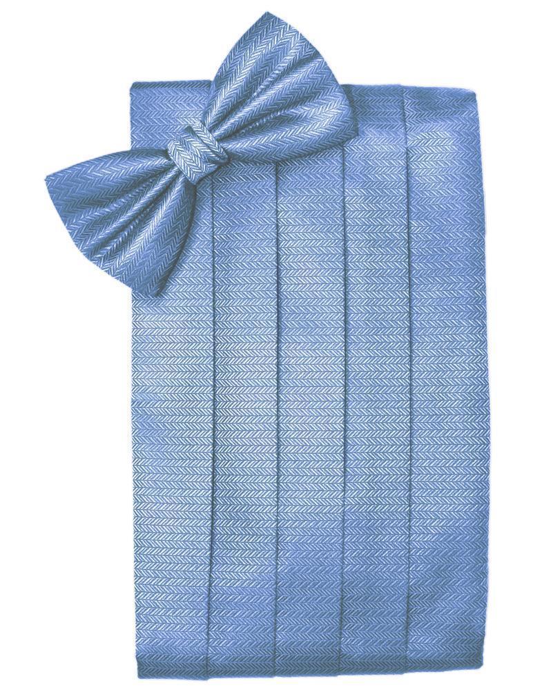 Set Herringbone Cummerbund & Bow Tie-18