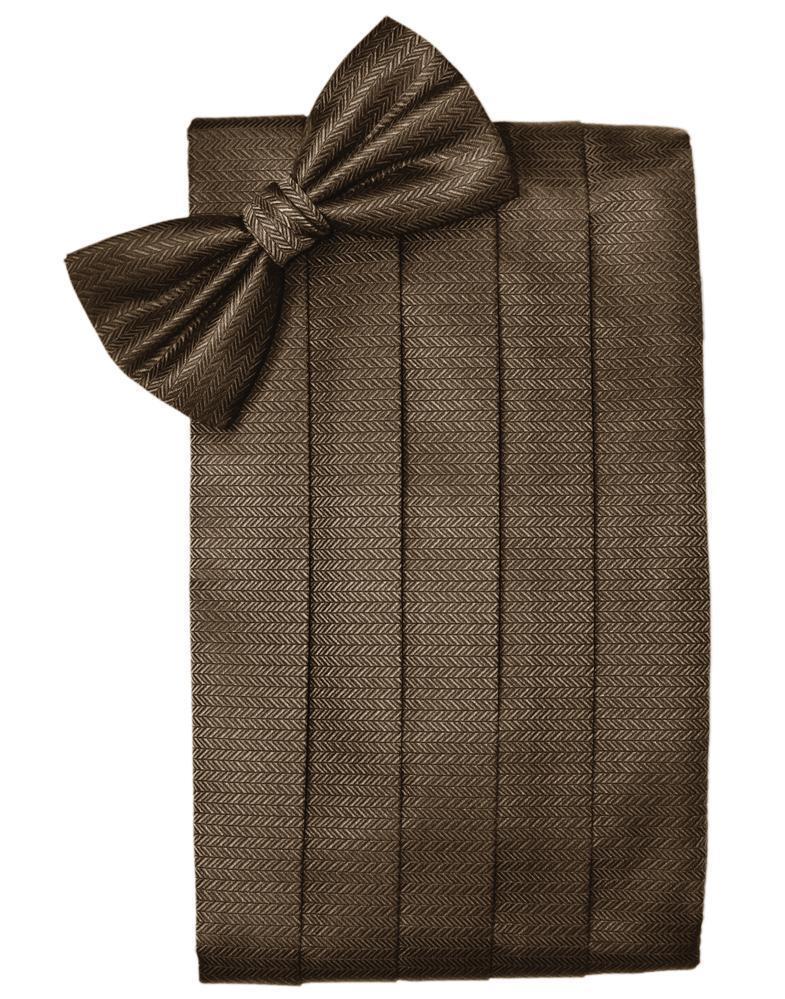 Set Herringbone Cummerbund & Bow Tie-15