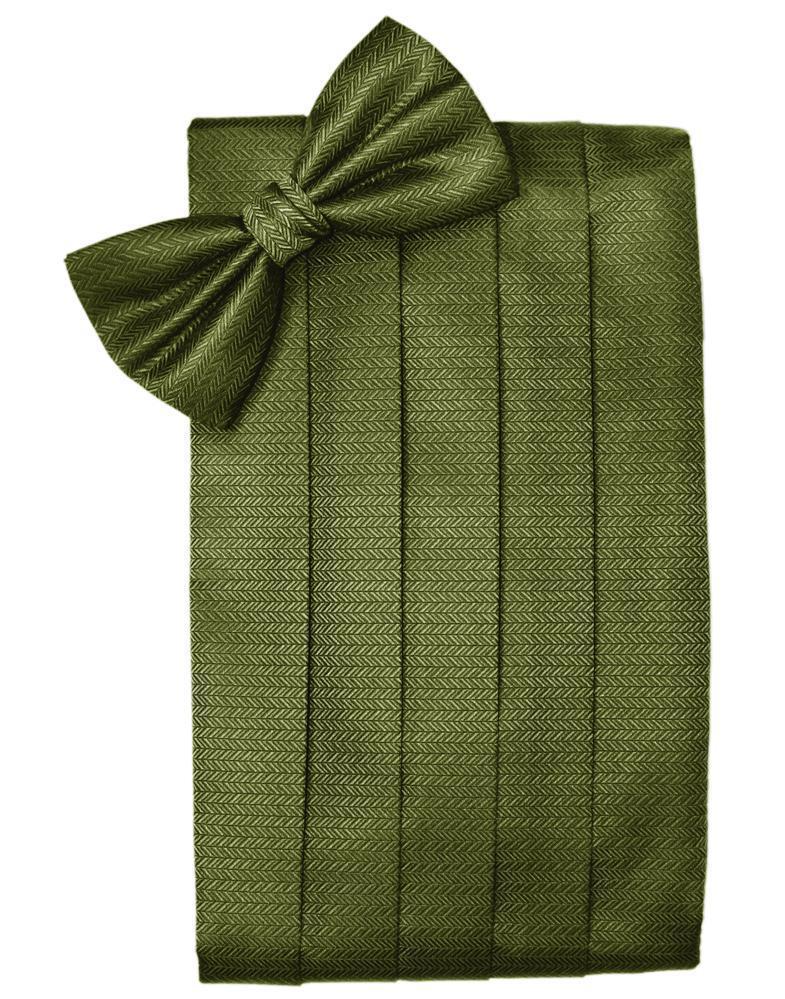 Set Herringbone Cummerbund & Bow Tie-19