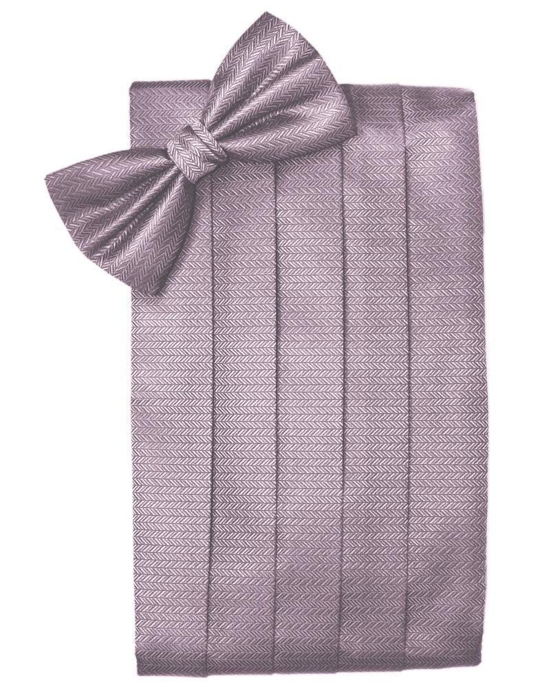 Set Herringbone Cummerbund & Bow Tie-17