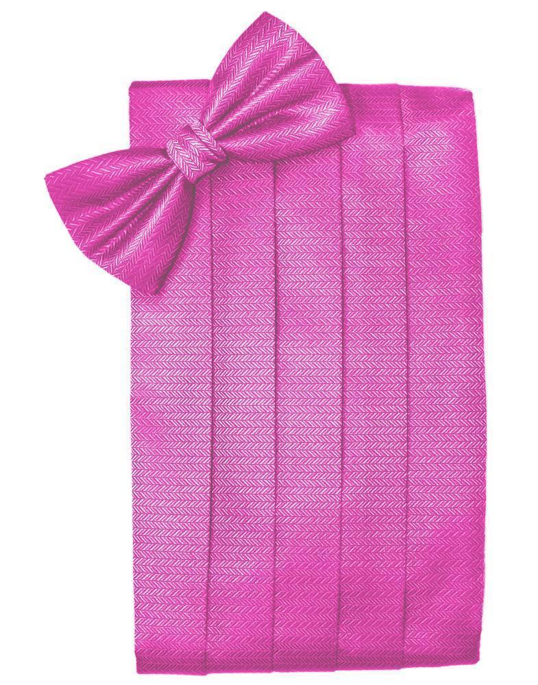 Set Herringbone Cummerbund & Bow Tie-21