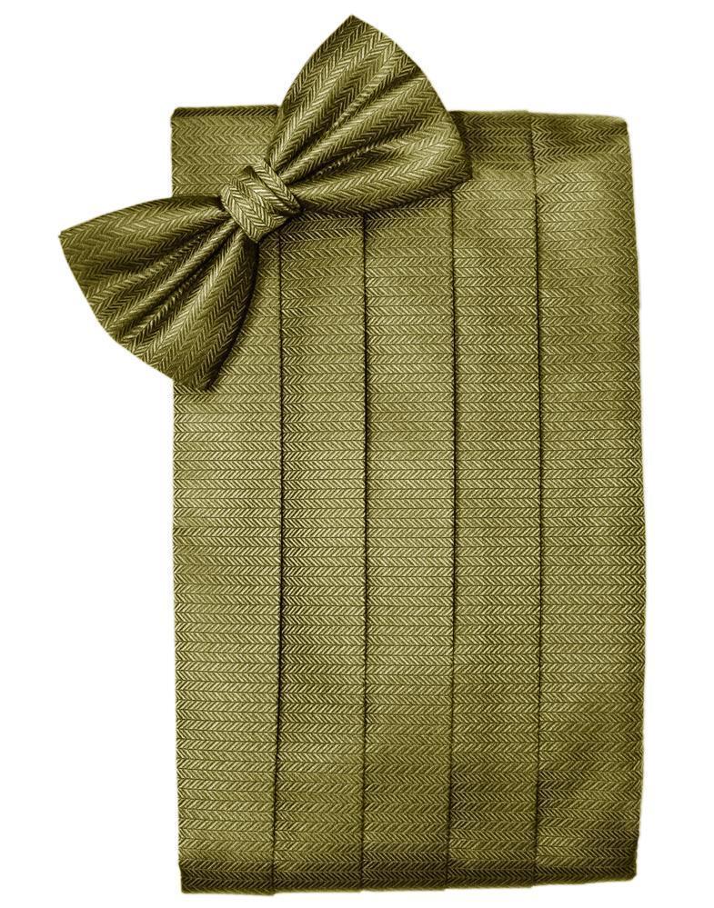 Set Herringbone Cummerbund & Bow Tie-20