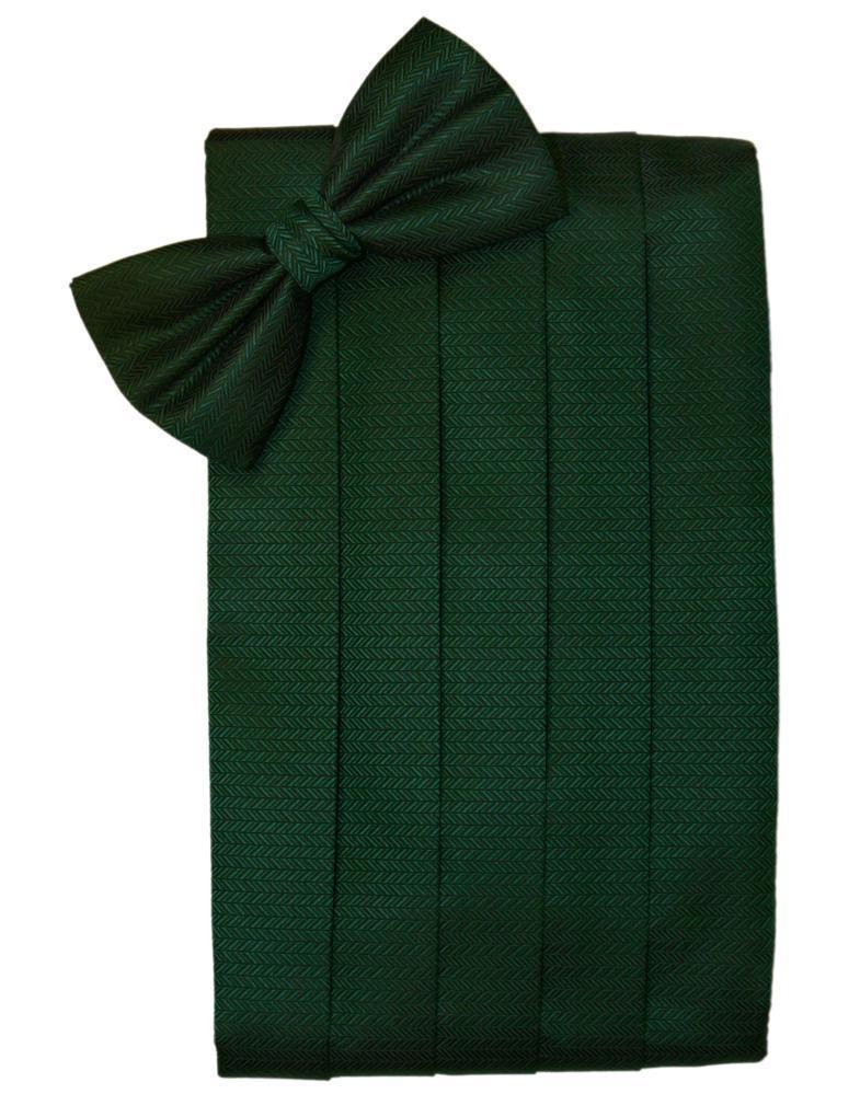 Set Herringbone Cummerbund & Bow Tie-27