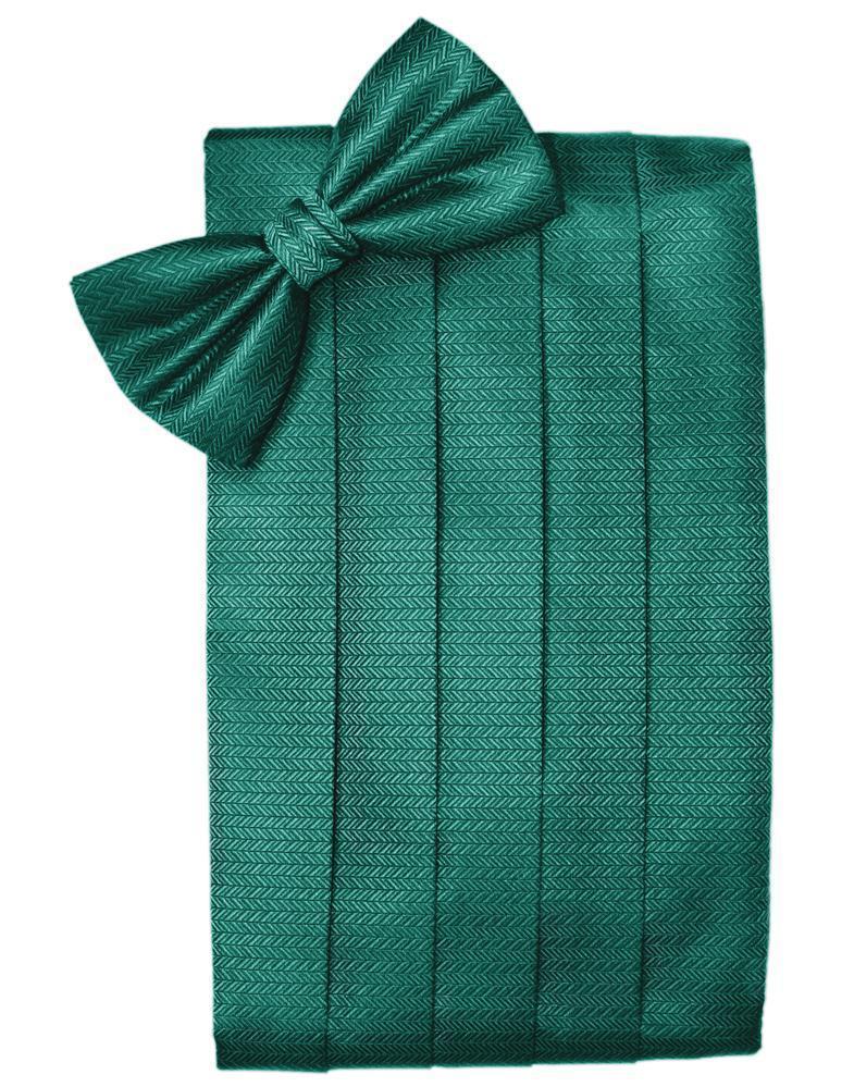 Set Herringbone Cummerbund & Bow Tie-29