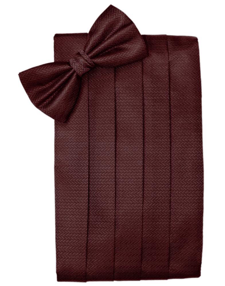 Set Herringbone Cummerbund & Bow Tie-26