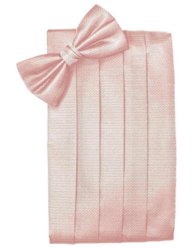 Set Herringbone Cummerbund & Bow Tie-43