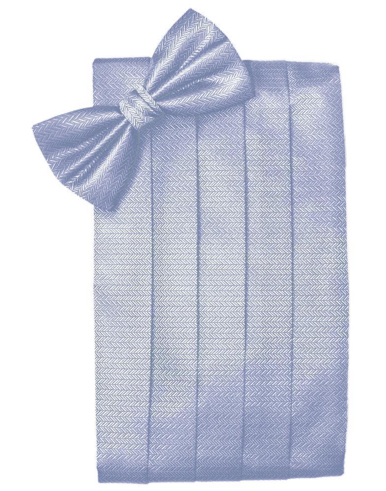 Set Herringbone Cummerbund & Bow Tie-44