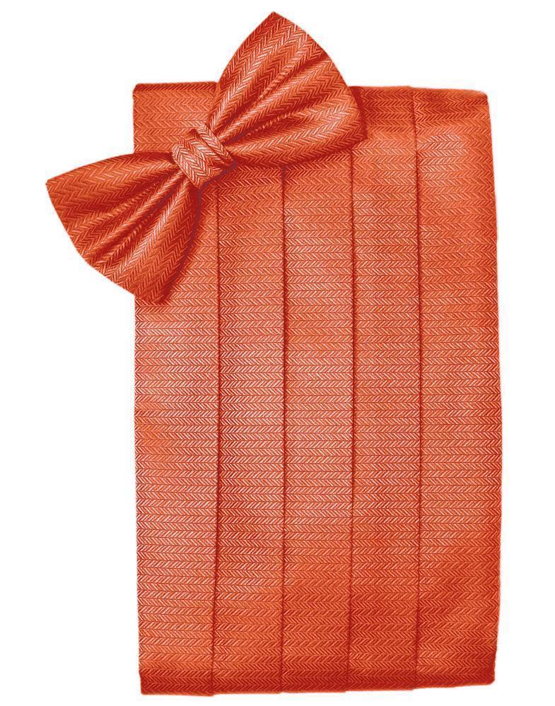 Set Herringbone Cummerbund & Bow Tie-45