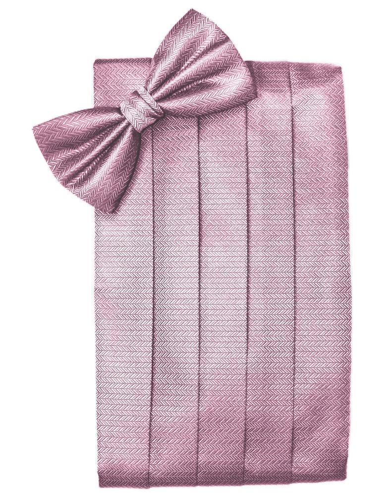 Set Herringbone Cummerbund & Bow Tie-39