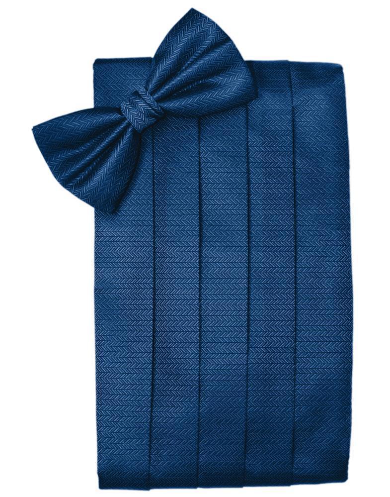Set Herringbone Cummerbund & Bow Tie-41