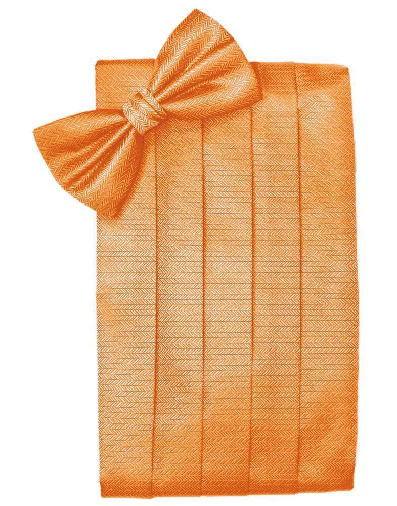Set Herringbone Cummerbund & Bow Tie-53