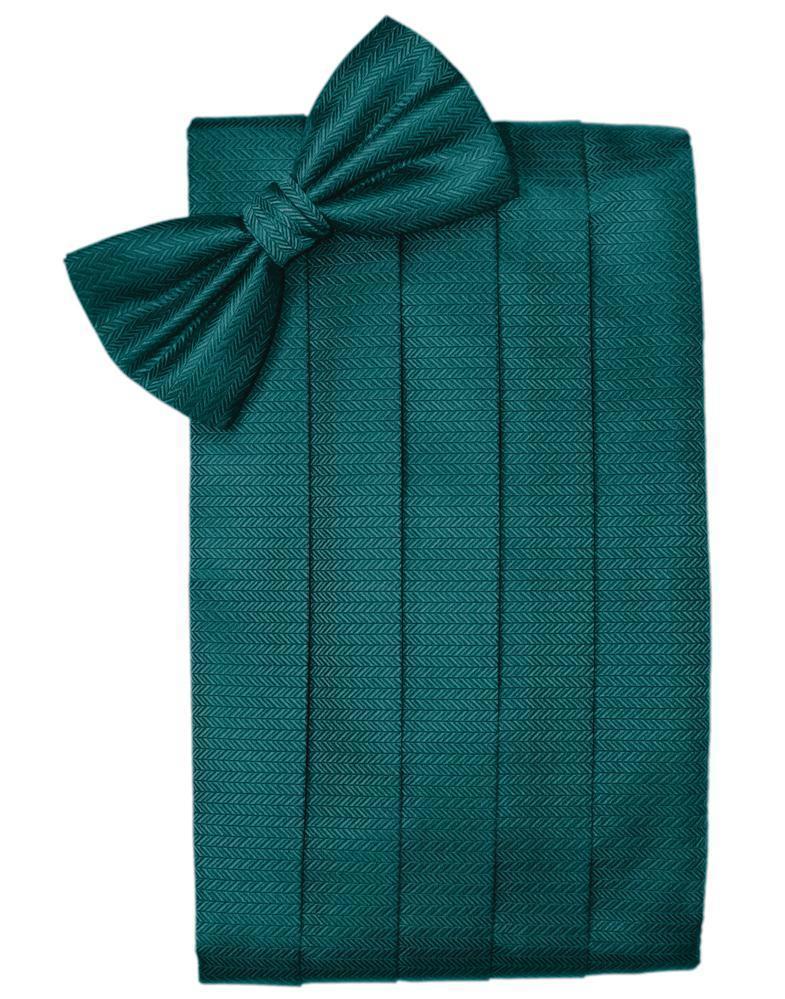 Set Herringbone Cummerbund & Bow Tie-42