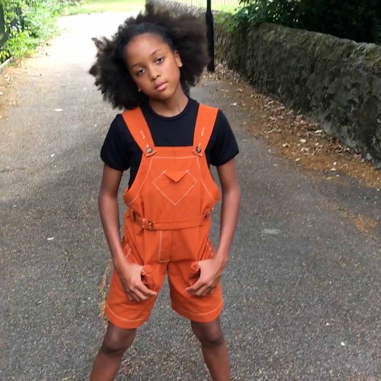 Kids Terracotta Overall