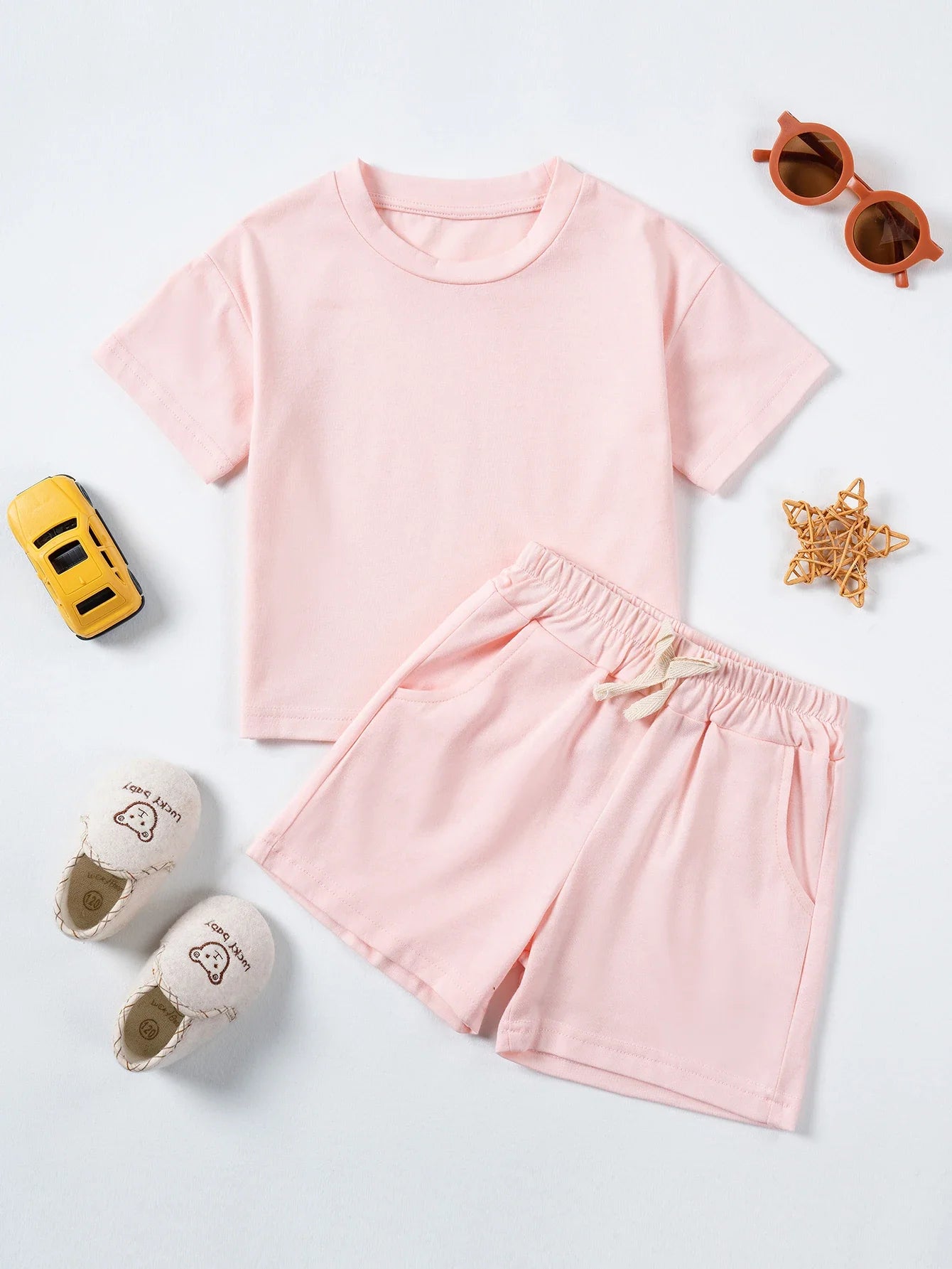 2-piece T-shirt and shorts tracksuit set for children Multivariant