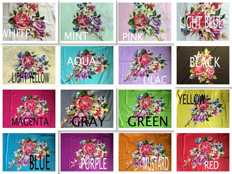 Pink Floral Maternity Hospital Gown-4