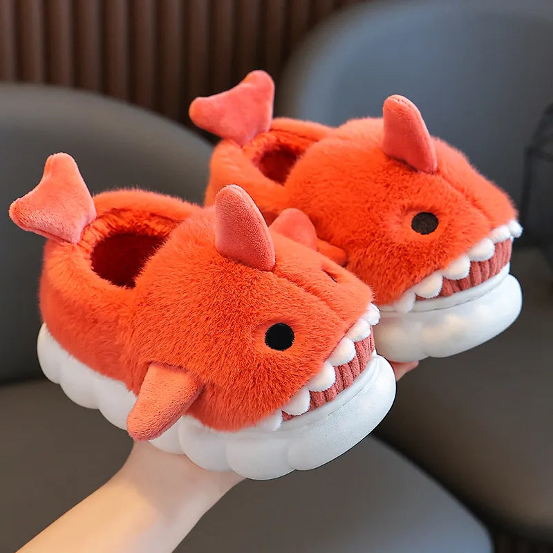 Padded Non-Slip Shark Slippers for Children and Kids multivariant