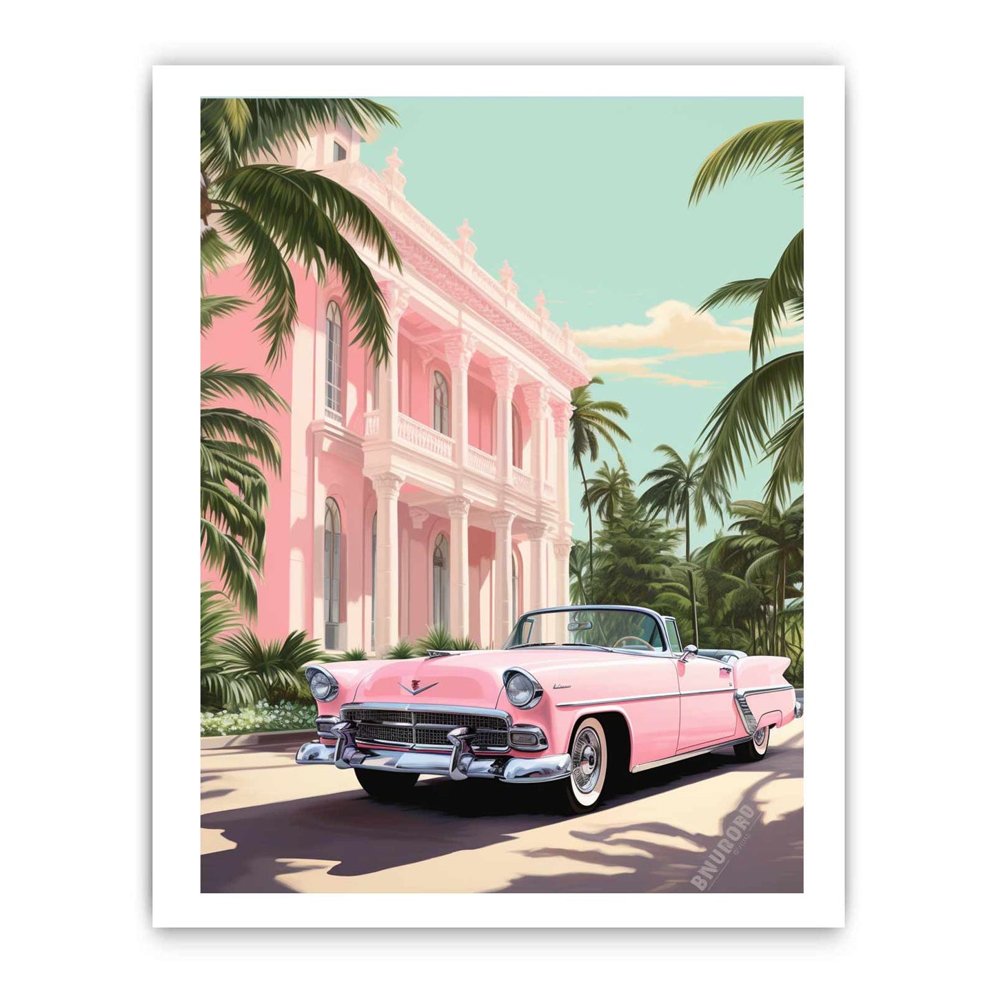My Vintage Car Canvas Art Print