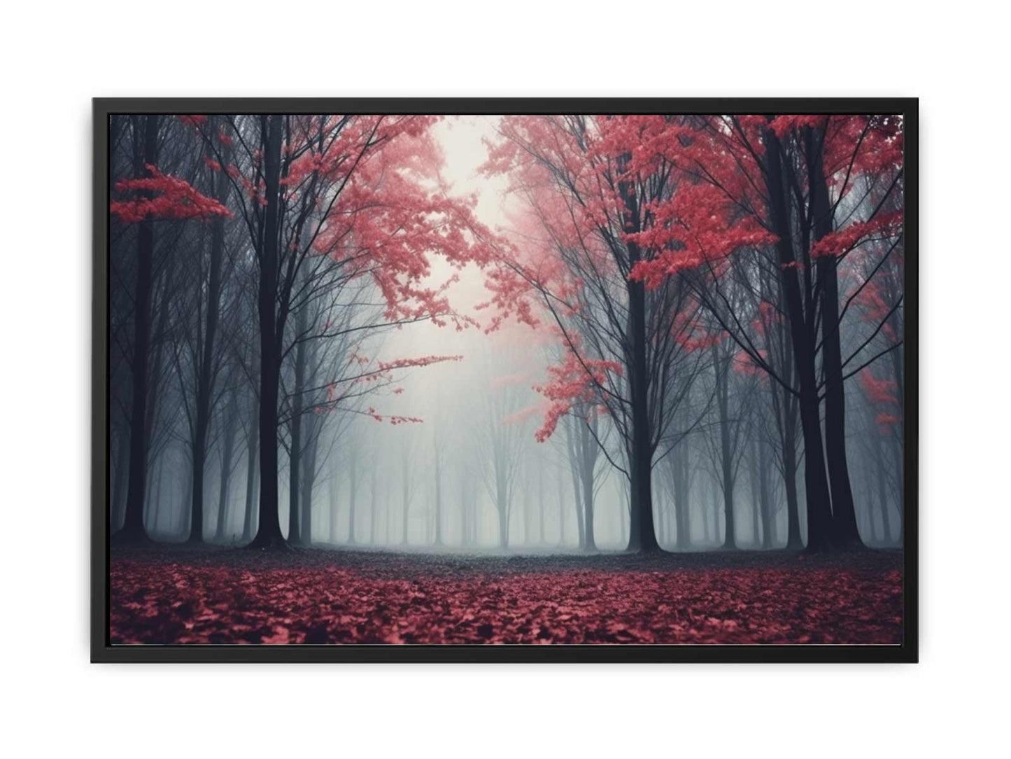 Scarlet Forest Canvas Art Print