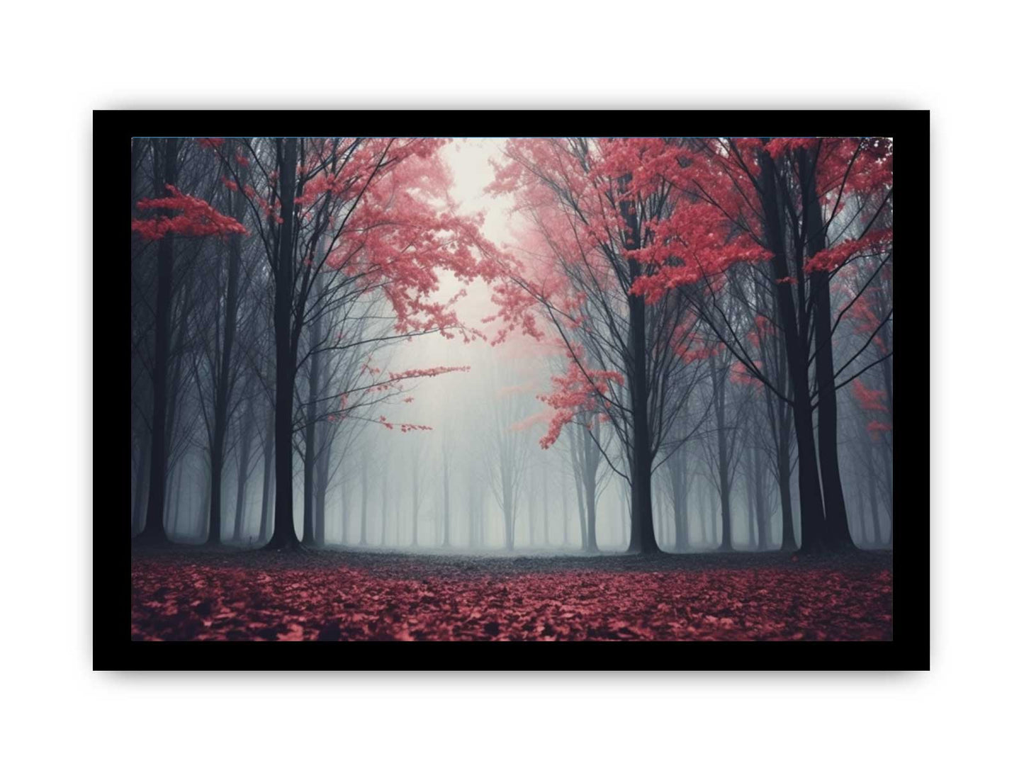 Scarlet Forest Canvas Art Print