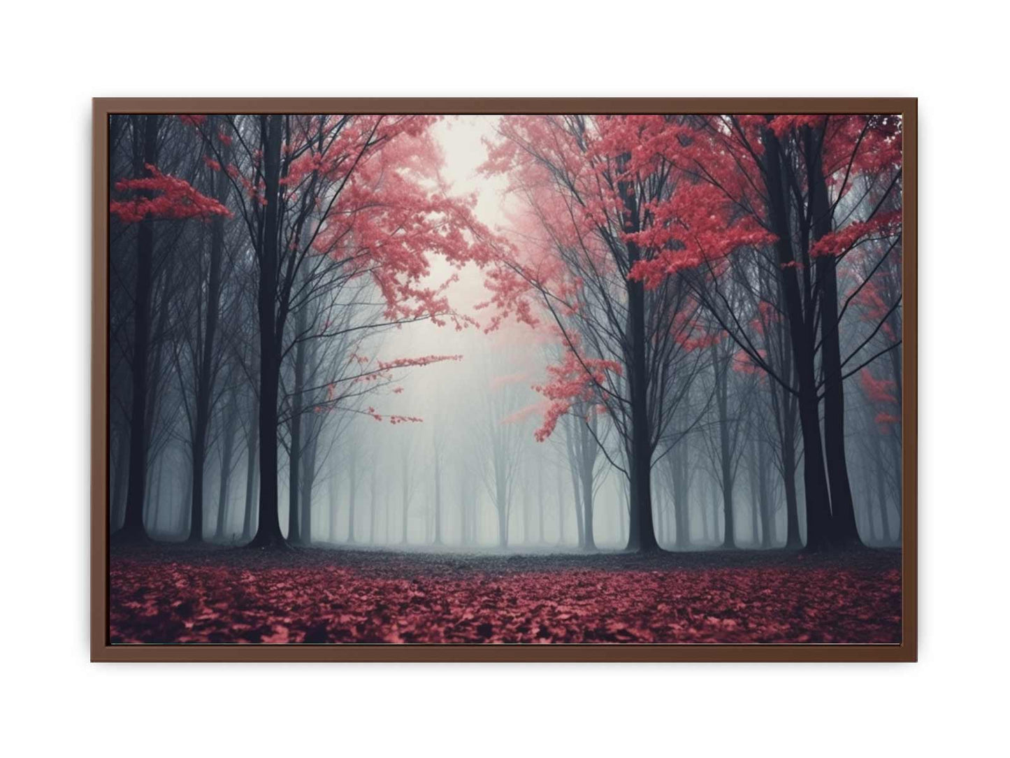 Scarlet Forest Canvas Art Print