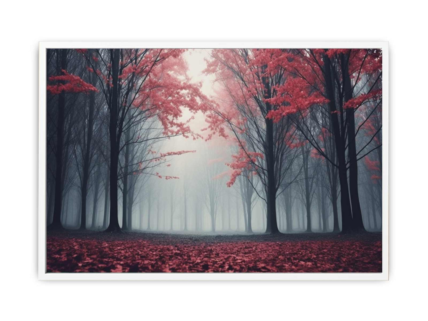 Scarlet Forest Canvas Art Print