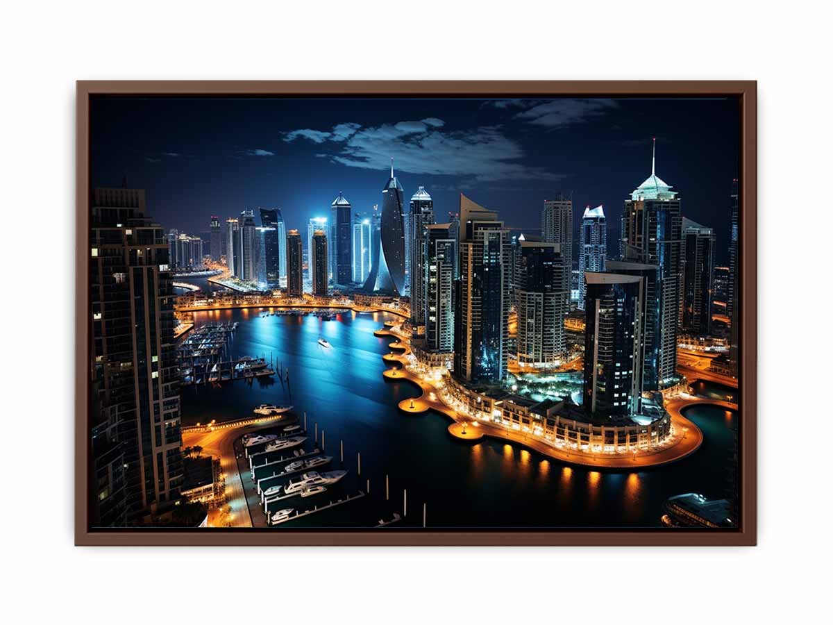 Dubai Artwork Canvas Art Print