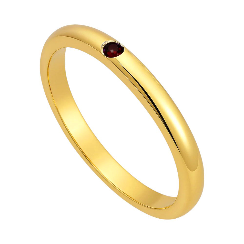 18K Gold Over Brass Round Cut Gemstones Ring Jewelry Size 5-8 RM-1780 TGR1052