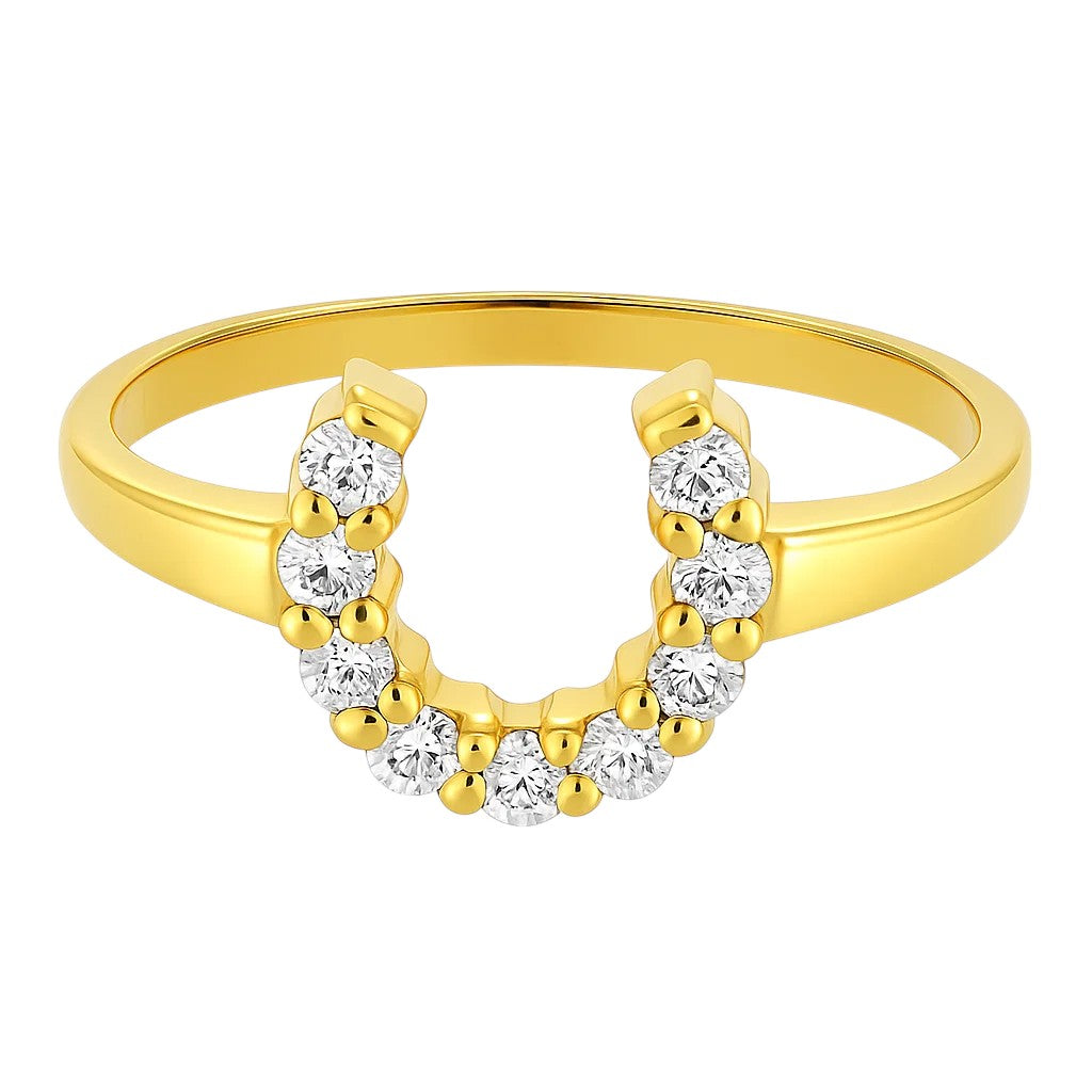 18K Gold Over Brass Round Cut Gemstones Ring Jewelry Size 5-8 RM-1779 TGR1055
