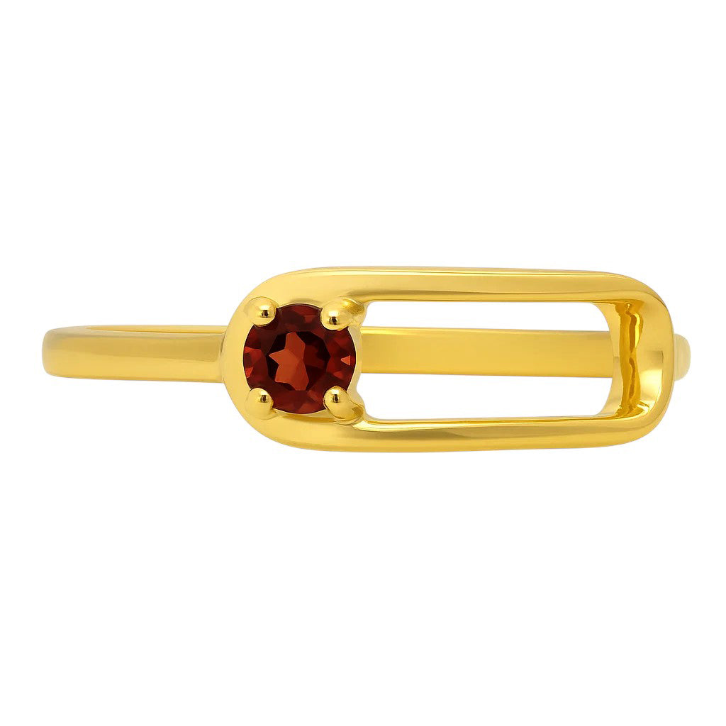18K Gold Over Brass Round Cut Gemstones Ring Jewelry Size 5-8 RM-1783 TGR1060