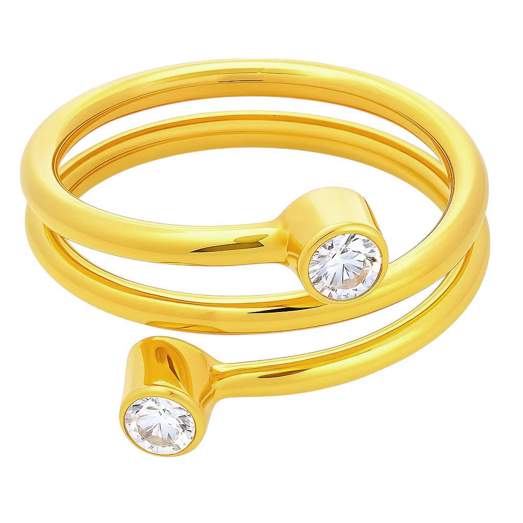 18K Gold Over Brass Round Cut Gemstones Ring size 5-8 Jewelry RM-1185 TGR1063