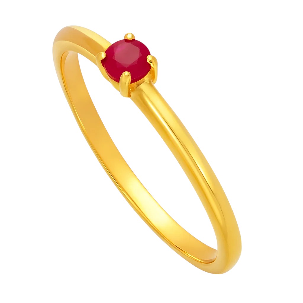 18K Gold Over Brass Round Cut Gemstones Ring size 5-8 Jewelry RM-1787 TGR1065