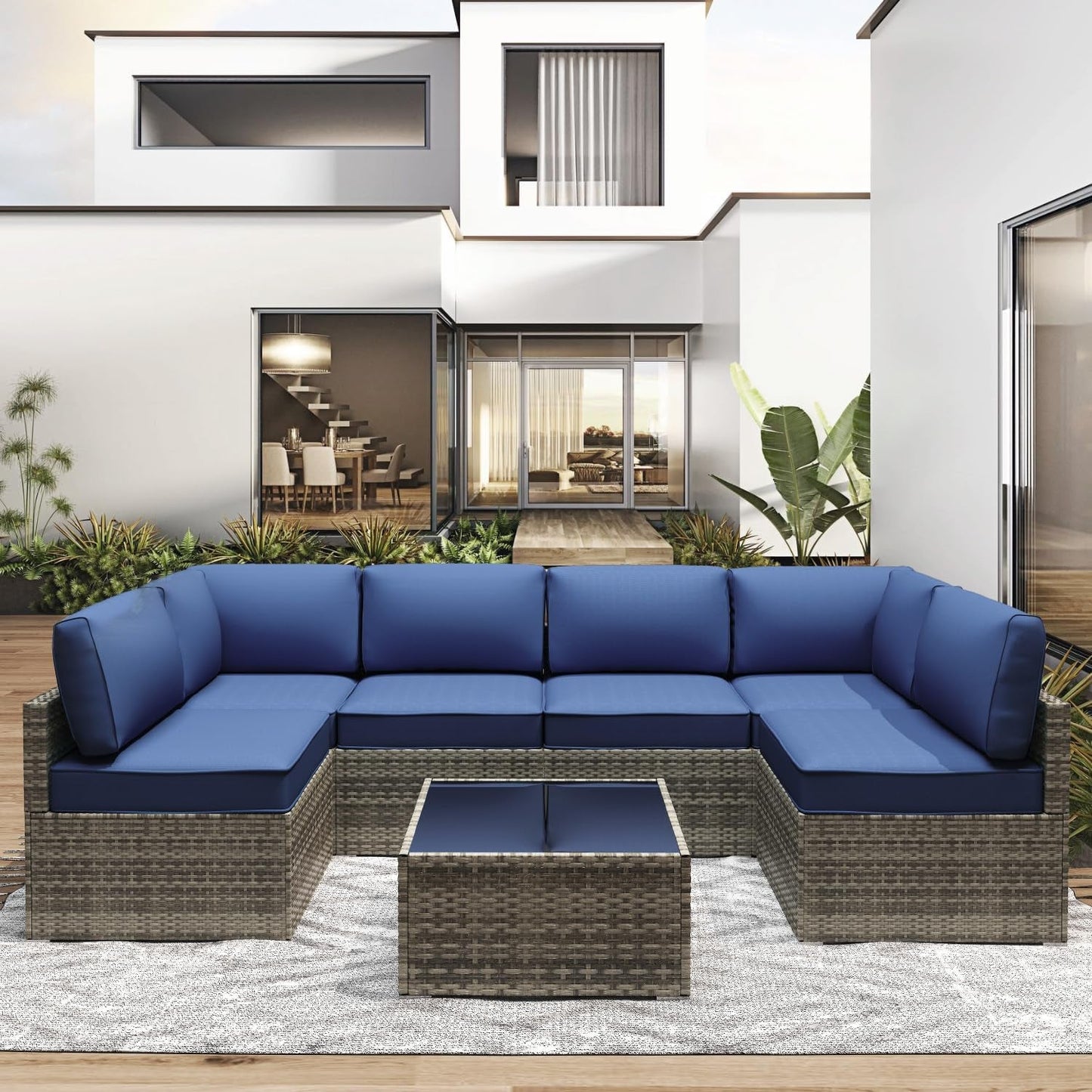 Water-Resistant Outdoor Cushions for Patio Furniture Sets