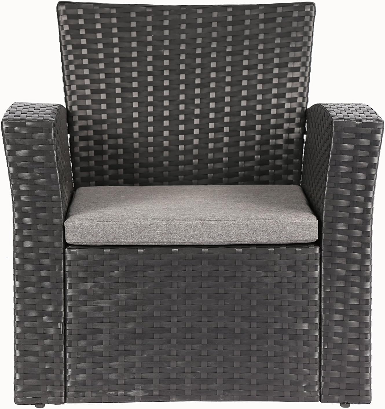 Outdoor Wicker Patio Furniture Set with Comfortable Cushions